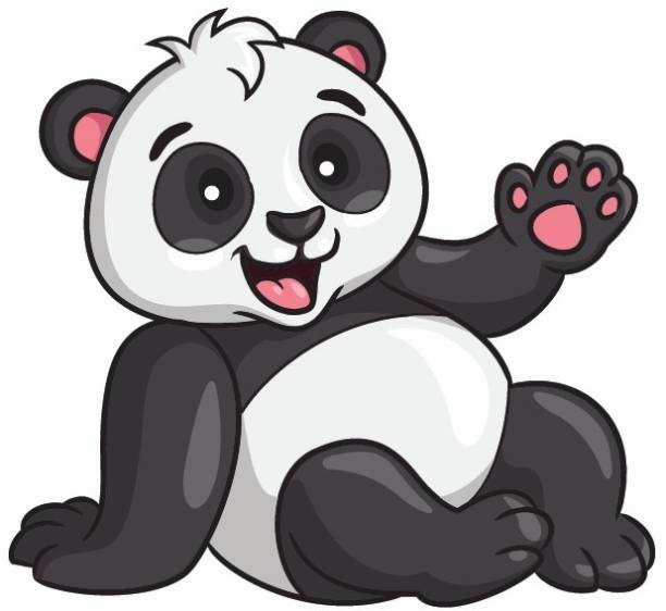 Bhai Please Panda Wooden Fridge Magnet Fridge Magnet Pack of 1