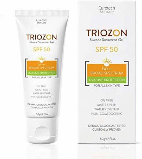 Curetech Skincare TRIOZON SUNSCREEN GEL SPF 50 SILICON BASED SUNSCREEN LOTION GEL - SPF 50 PA+++