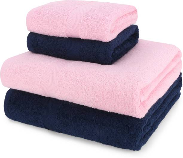Furby Cotton 500 GSM Bath, Hand Towel Set