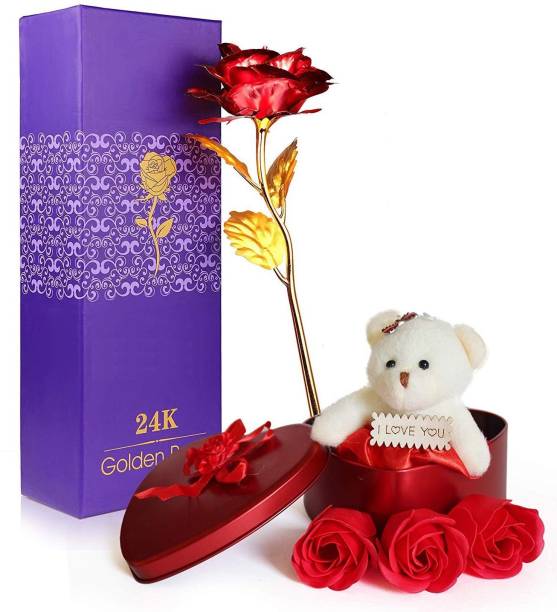 PRIDE STORE Artificial Flower Gift Set