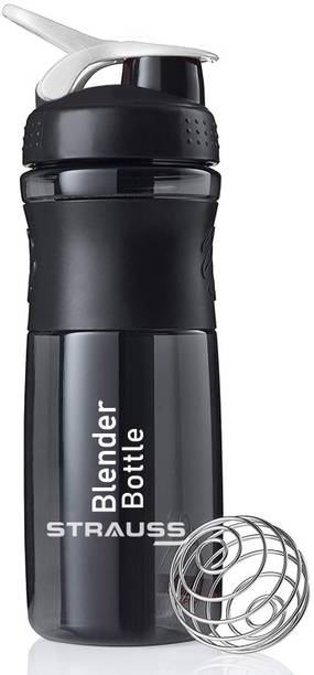 Strauss Blender Protein Shaker Bottle | Gym Shaker | Sipper Bottle | Gym Bottle 760 ml Shaker