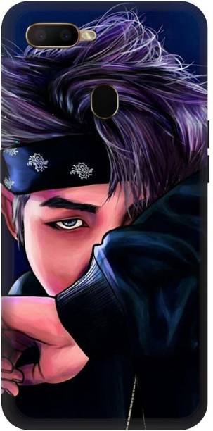 artocus Back Cover for OPPO A5s, OPPO A5s bts ,boy eyes,singer Printed Back Cover