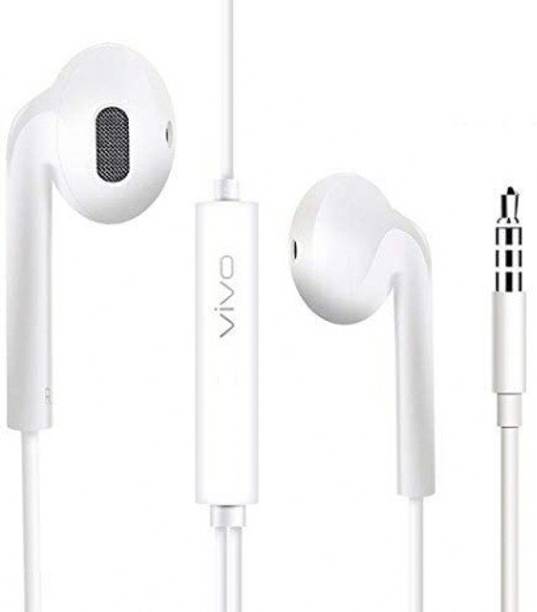 Top Headset Vivo cheap price 5stars Flipkart in India 11 vivo High Bass Earphones Noise Isolating White 1103 Wired Headset