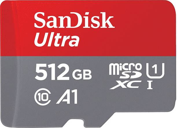 SanDisk Ultra 512 GB MicroSDXC Class 10 120 Mbps Memory Card