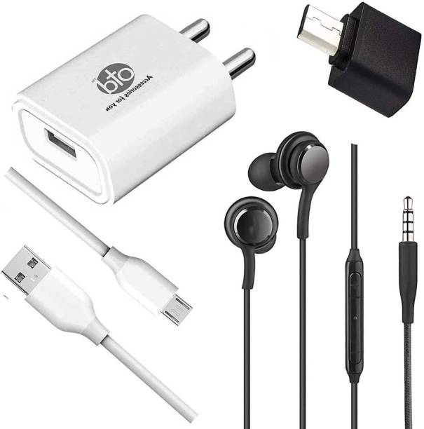 OTD Wall Charger Accessory Combo for OPPO A15s, OPPO A1K, OPPO A31 2020, OPPO A37