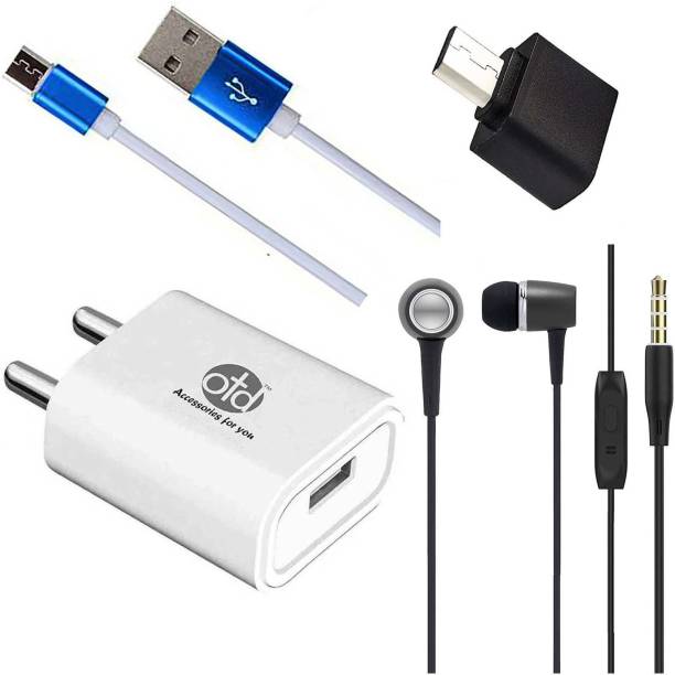 OTD Wall Charger Accessory Combo for Huawei Y6p, Huawei Y7p, Huawei Y8s, Huawei Y9 2019