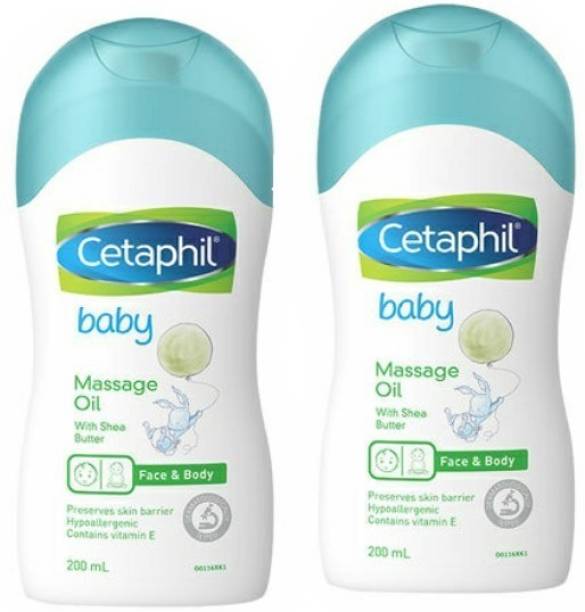 Cetaphil Baby Massage Oil (200*2) (Pack of 2)