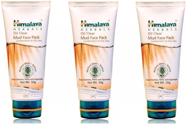 HIMALAYA Oil Clear Mud Face Pack 3 x 50 g Packs
