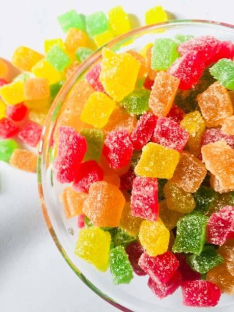 Nature Krafts Jelly Bites | Sugar Coated Jelly Candy - 400gm Jelly Jelly Beans