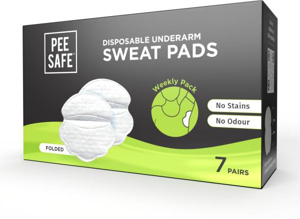 Pee Safe Disposable Underarm Sweat Pads (Folded) Sweat Pads