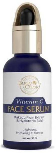 Body Cupid Vitamin C Face Serum with Hyaluronic acid - Hydrates, Brightens & Firms up Skin - 30mL