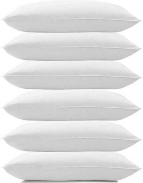 zoxfay Cotton Solid Cushion Pack of 6
