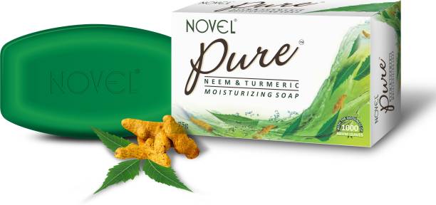 NOVEL Pure Neem and Turmeric Soap Pack of 4