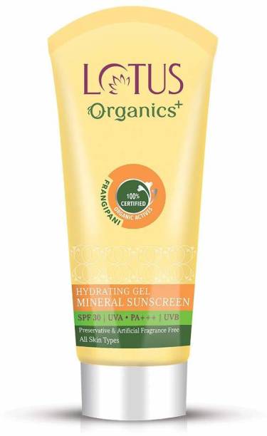 LOTUS Organics Face Sunscreen Gel SPF 30 PA+++ - 100gm - SPF 30 PA+++