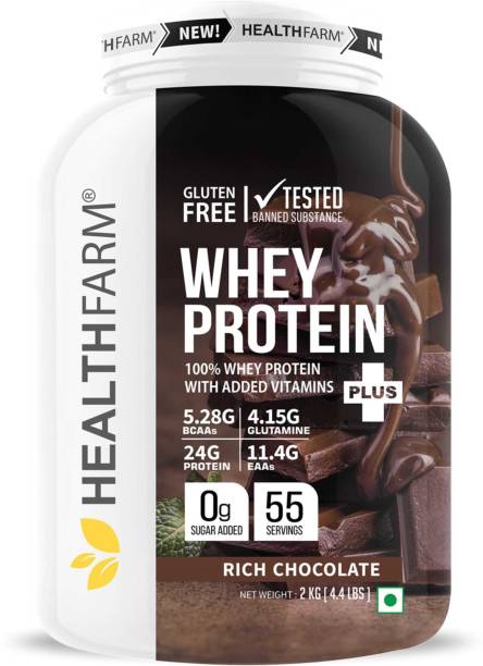 HEALTHFARM Elite Series Whey protein+ the Most Powerful whey formula with goodness of Herbs Whey Protein
