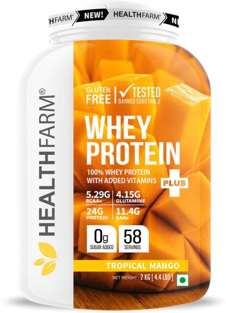 HEALTHFARM Elite Series Whey protein+ the Most Powerful whey formula with goodness of Herbs Whey Protein