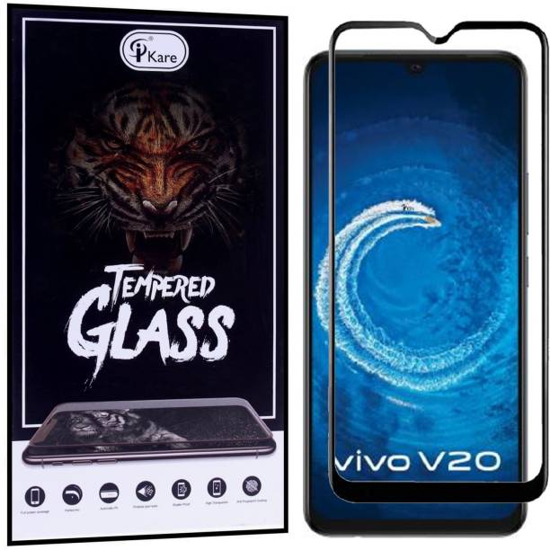 iKare Edge To Edge Tempered Glass for Vivo V20