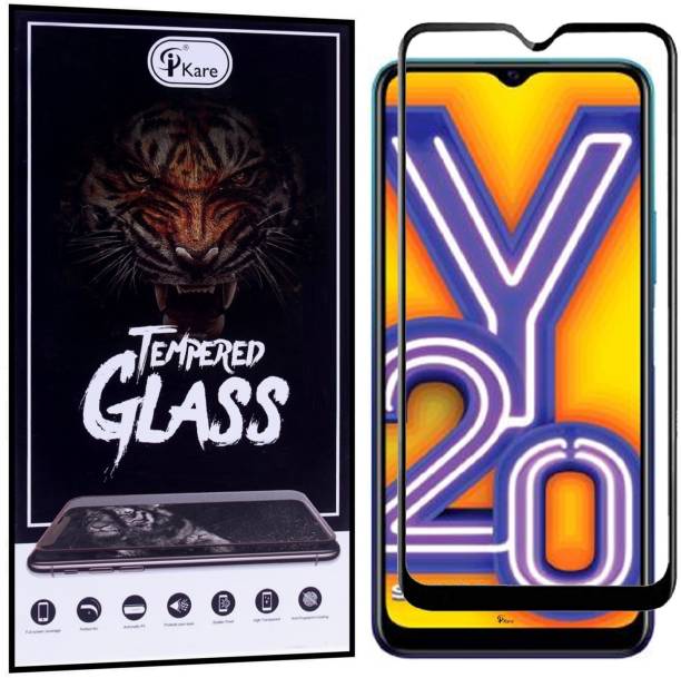 iKare Edge To Edge Tempered Glass for Vivo Y20i