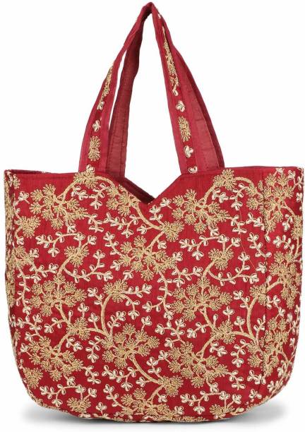 Maroon Women Tote - Extra Large Price in India