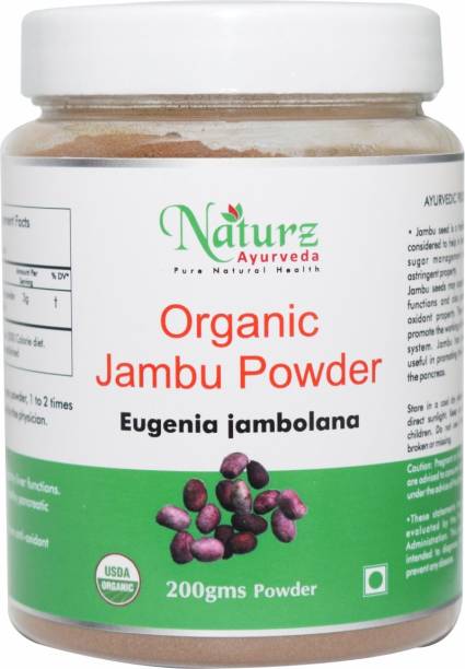 Naturz Ayurveda Organic Jamun Seed Powder For Sugar Control - 200g