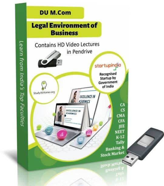 Study At Home Legal Environment of Business | DU (Delhi University) M.Com | Video Lecture