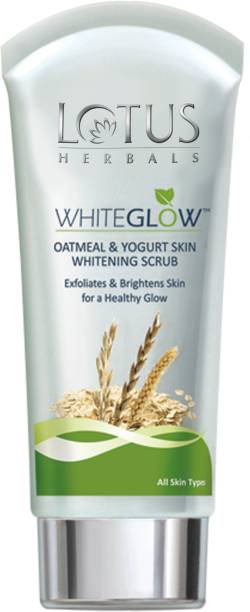 LOTUS HERBALS Herbals White Glow Oatmeal & Yogurt Skin Whitening  Scrub