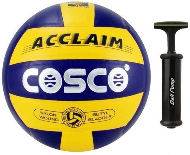 COSCO Acclaim Volleyball With Ball Pump New Volleyball - Size: 4