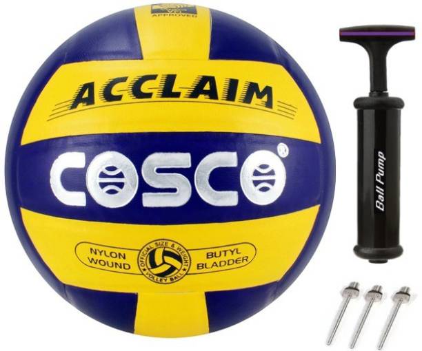 COSCO Acclaim Volleyball With Ball Pump New And 2 Niddle Volleyball - Size: 4
