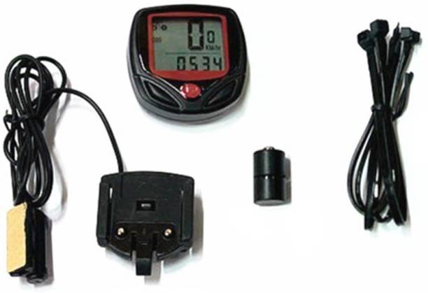 eDUST 15 Function Bicycle Computer Odometer Speedometer With Digital LCD Wired Wired Cyclocomputer