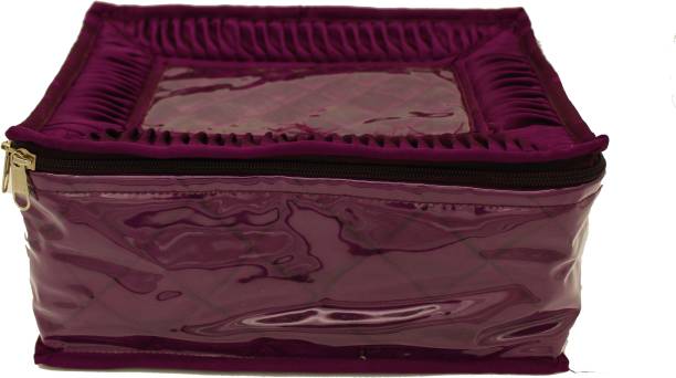 Angel Quilts Heavy Quilted Satin Jewellery Kit,Purple A...