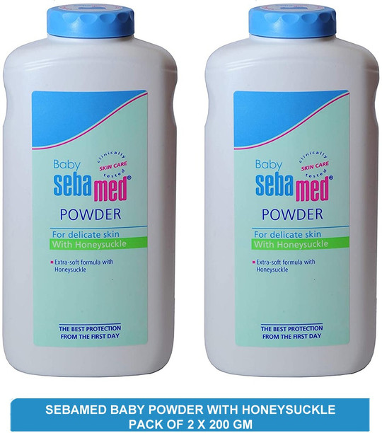 sebamed baby powder honeysuckle