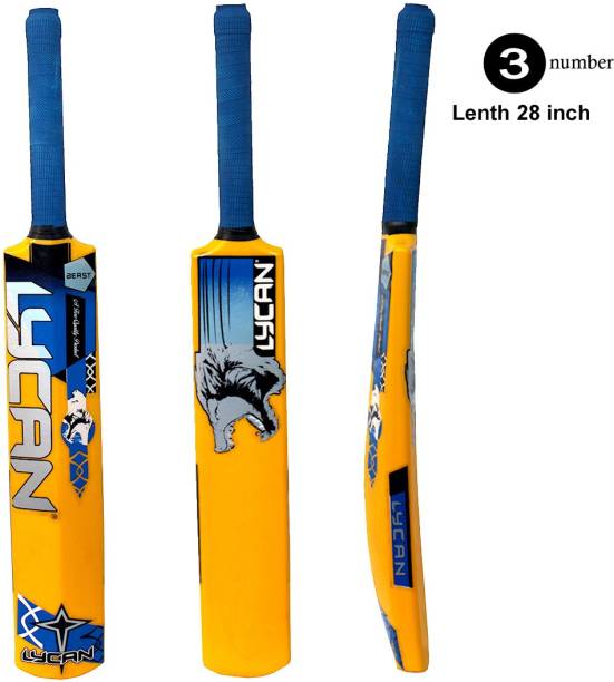 LYCAN Size 3 number / Age Group 7-8 Years Kids Cricket bat PVC/Plastic Cricket  Bat