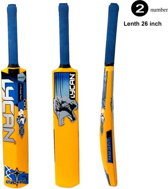 LYCAN Size 2 number / Age Group 6 Years Kids Cricket bat PVC/Plastic Cricket  Bat