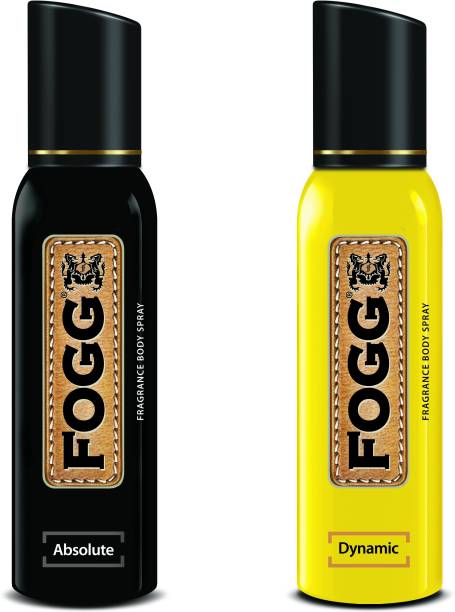 FOGG Deo Combo Pack (ABSOLUTE + DYNAMIC 300ml) Body Spray  -  For Men