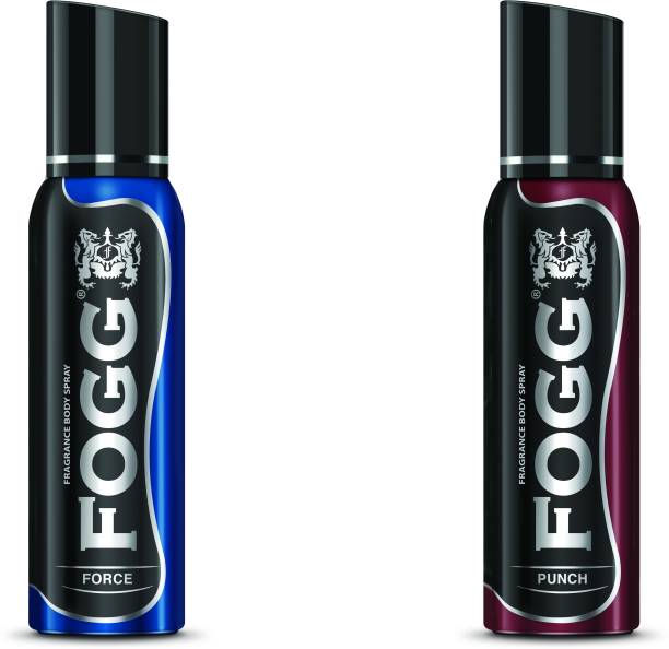 FOGG Deo Combo Pack (FORCE + PUNCH 300ml) Body Spray  -  For Men