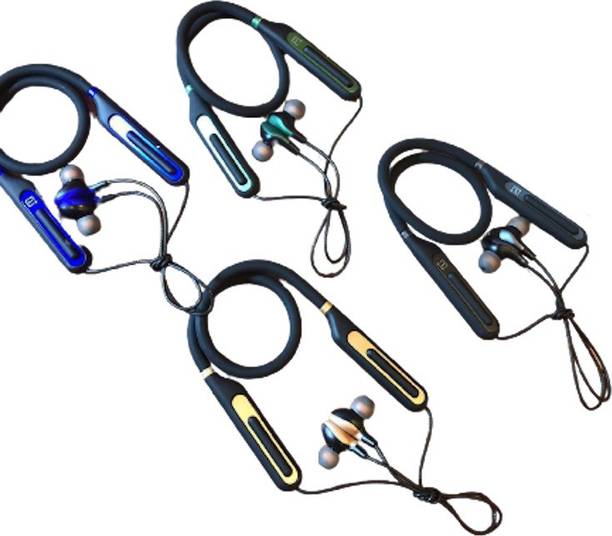 FKU 5.0 Bluetooth NECKBAND WITH Memory Card Slot Bluetooth Headset