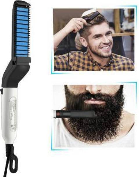PKK TRADERS Quick Hair Styler for Men Electric Beard Straightener Hair Styler Comb For Modeling 28004 Hair Straightener (Multicolor) 1254 Hair Straightener (Multicolor) Hair Curler (White, Black) Hair Curler