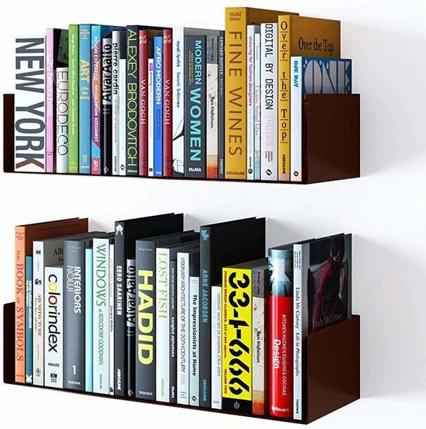 Wooden Book Shelf, Modular Floating Bookcase, Wall Mounted Shelves