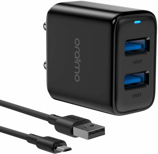 ORAIMO 2.4 A Multiport Mobile OCW-I64DN Charger with Detachable Cable