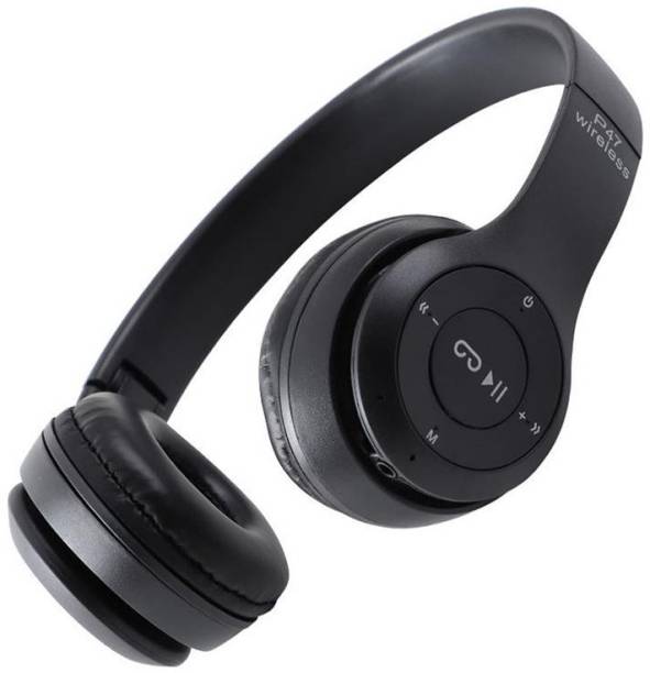 Wanzhow P47 Wireless Bluetooth Headset Gaming Headset(Color maybe vary) Bluetooth, Wired Headset