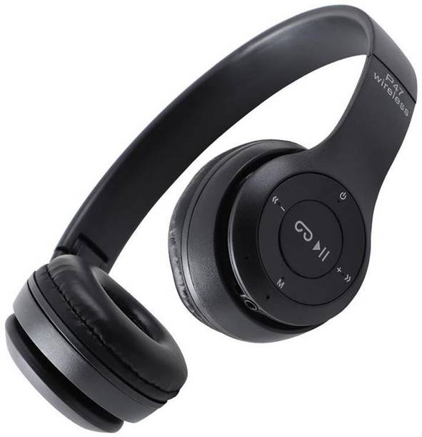 Top Headset Gaming Bluetooth cheap price 5stars Flipkart in India 33 Wanzhow P47 Wireless Bluetooth Headset Gaming Headset(Color maybe vary) Bluetooth, Wired Headset
