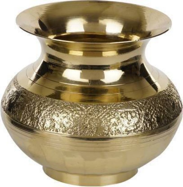 100% Copper Lota Kalash Pot Kitchen diwali Navratra Hindu Puja Religious 