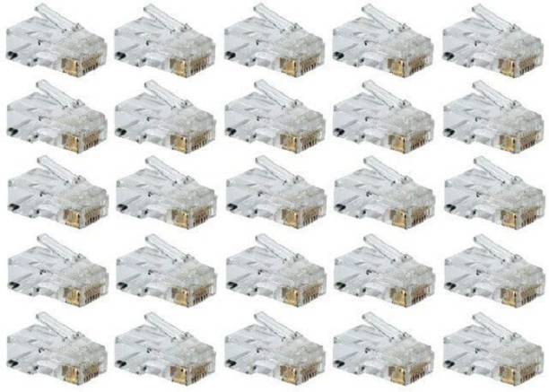 D-Link DLink RJ45 Connector Module Plugs - Pack of 25 Nos Network Interface Card