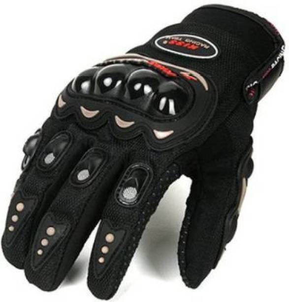 KLOUT pro riding Synthetic Lather Motorcycle Full Hand Gloves Riding Gloves