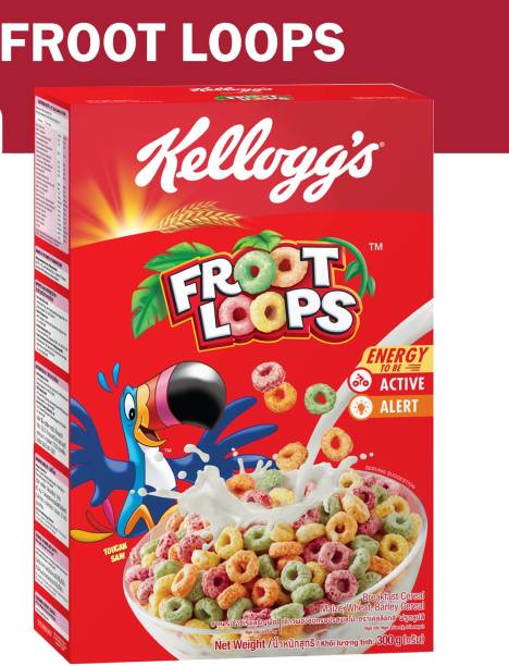 Kellogg's FROOT Loops Breakfast Cereal , 300g Box