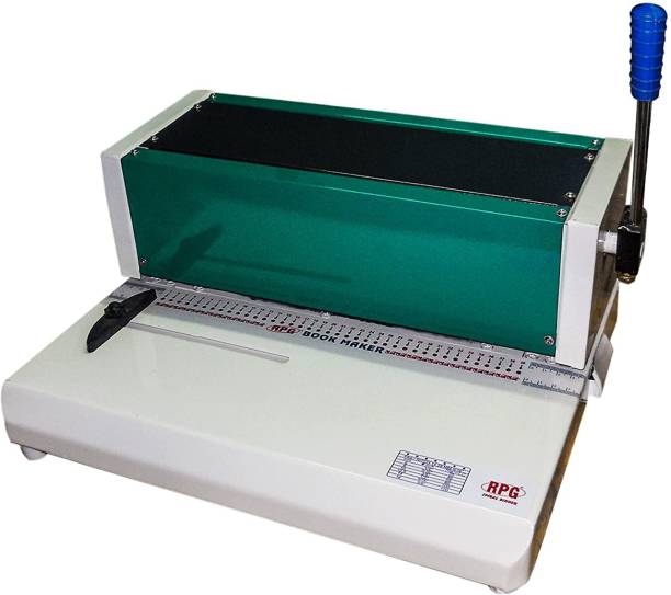 RPG A4 Size Spiral Binding Machine -12 Inch 39 Holes (Single Handed Power) Manual Ring Binder