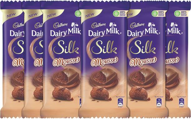 Cadbury Dairy Milk Silk Mousse Chocolate Bars