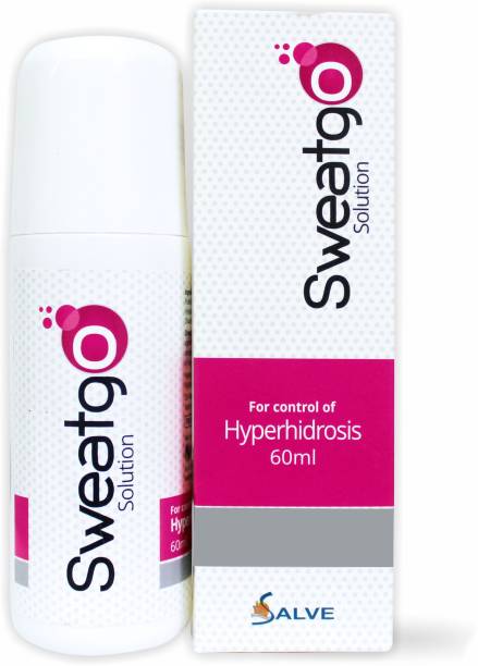 salve Sweatgo Hyperhidrosis Anti-Perspirant For Sweat free Healthy Skin 60ml Sweat Pads
