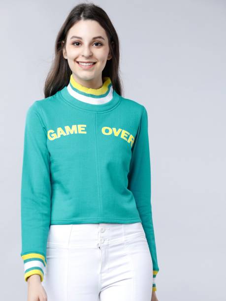 Tokyo Talkies Full Sleeve Printed Women Sweatshirt