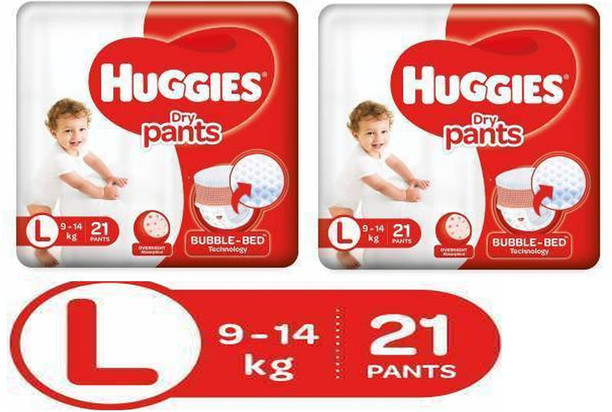 huggies dry large 52